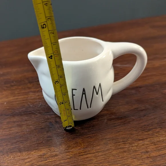 Rae Dunn White Ceramic Cream Pitcher EUC - Picture 5 of 6